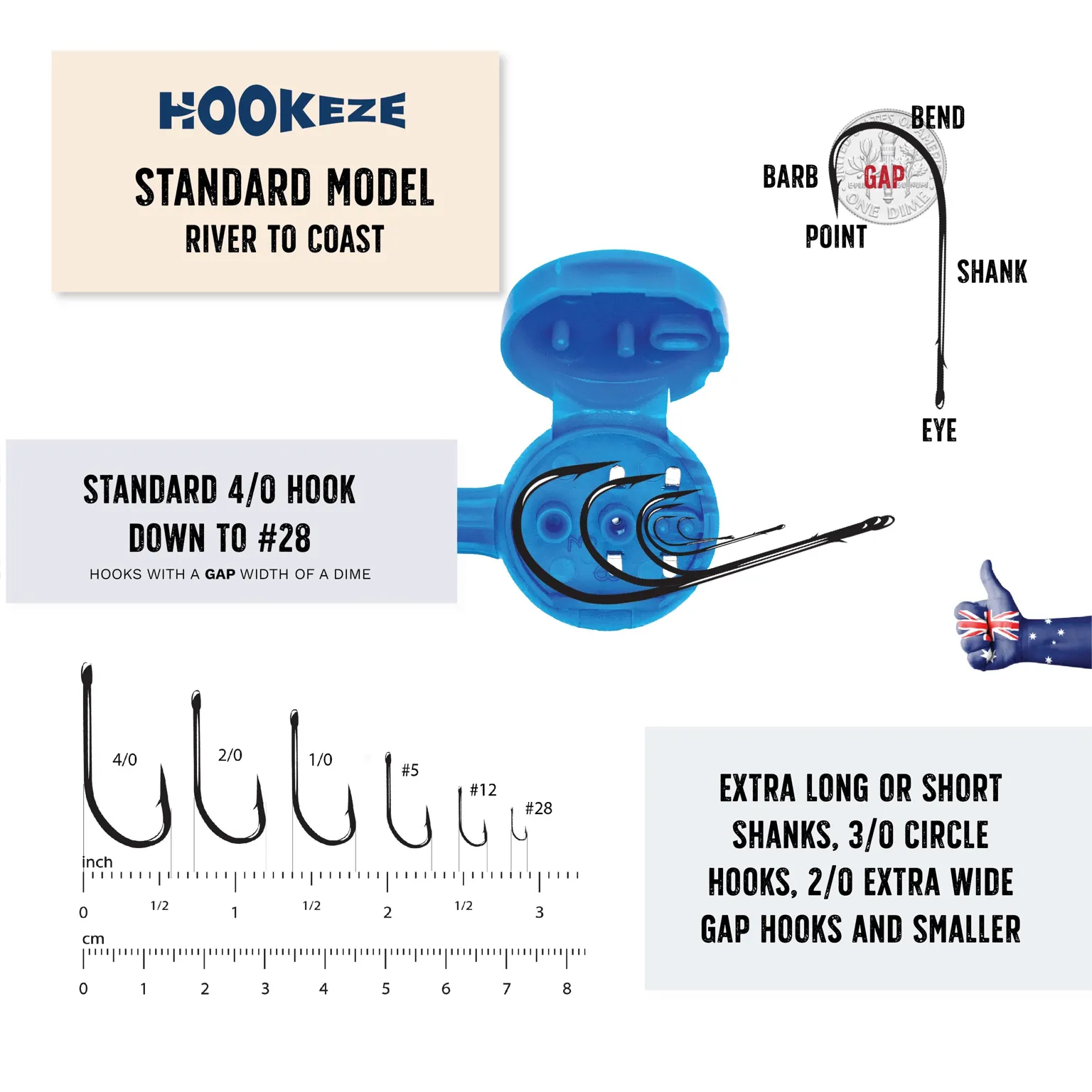 HookEze Fishing Knot Tying Tool (Standard) | Pink