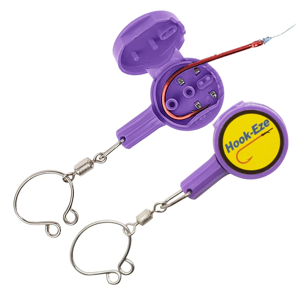 HookEze Fishing Knot Tying Tool (Standard) | Pink