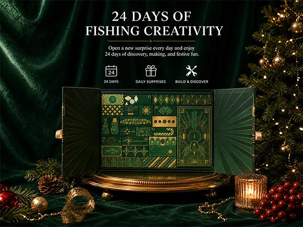 HookEze DIY Fishing Lure Making Advent Calendar | Make & Design Kit