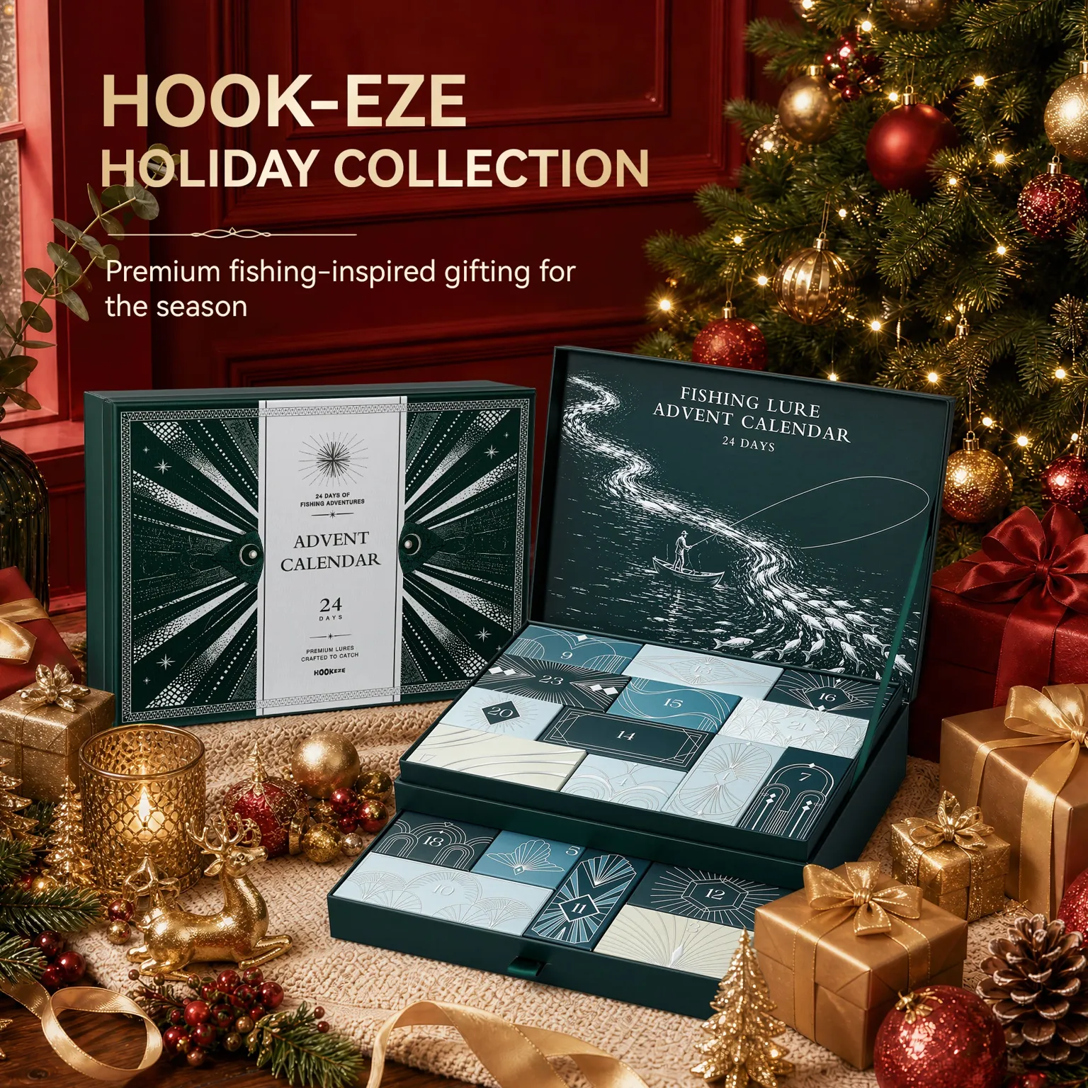 HookEze Fishing Advent Calendars | 24 Days of Fishing Gifts