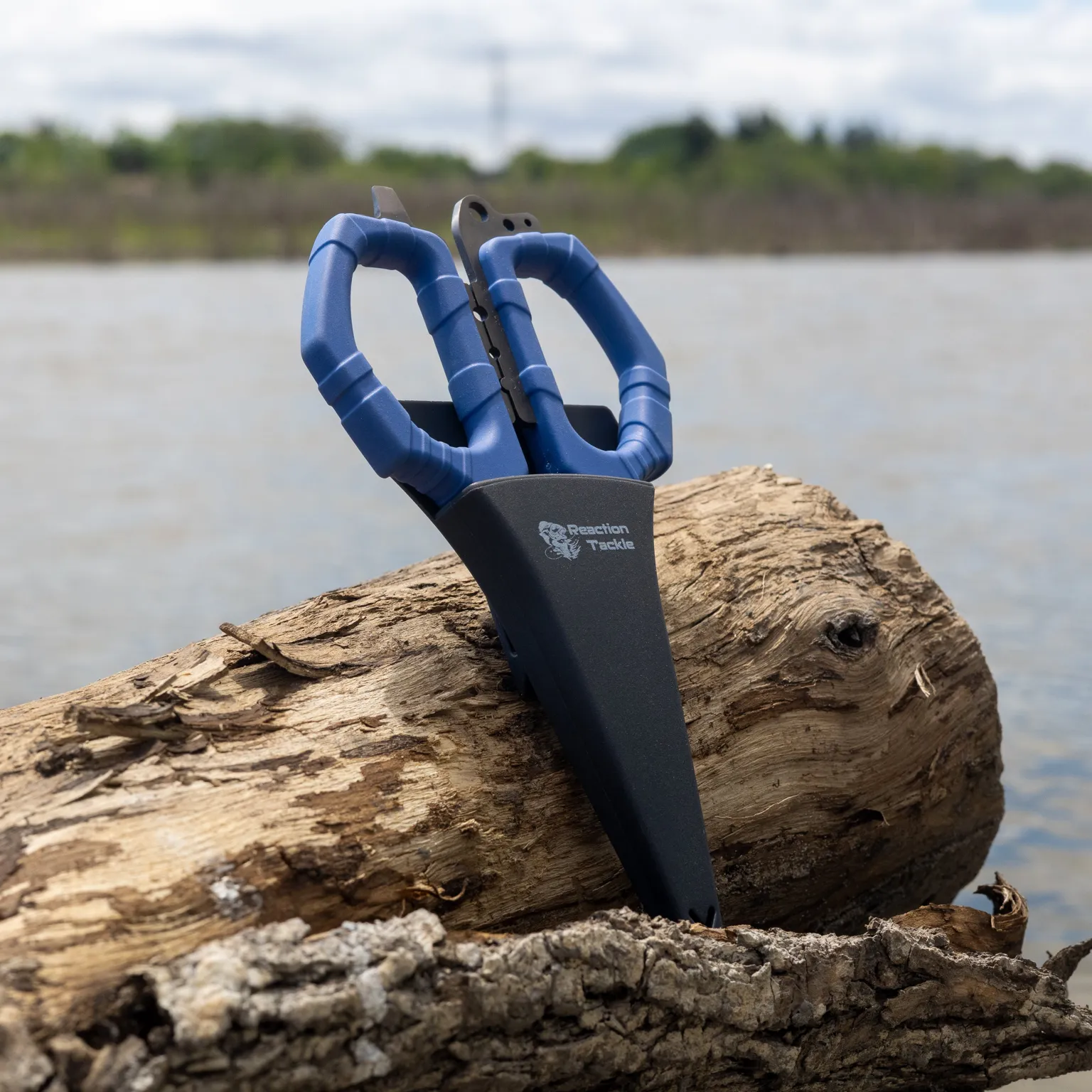 Reaction Tackle 6.5” Multi Tool – Braid Cutting Shears with Sheath - NEW