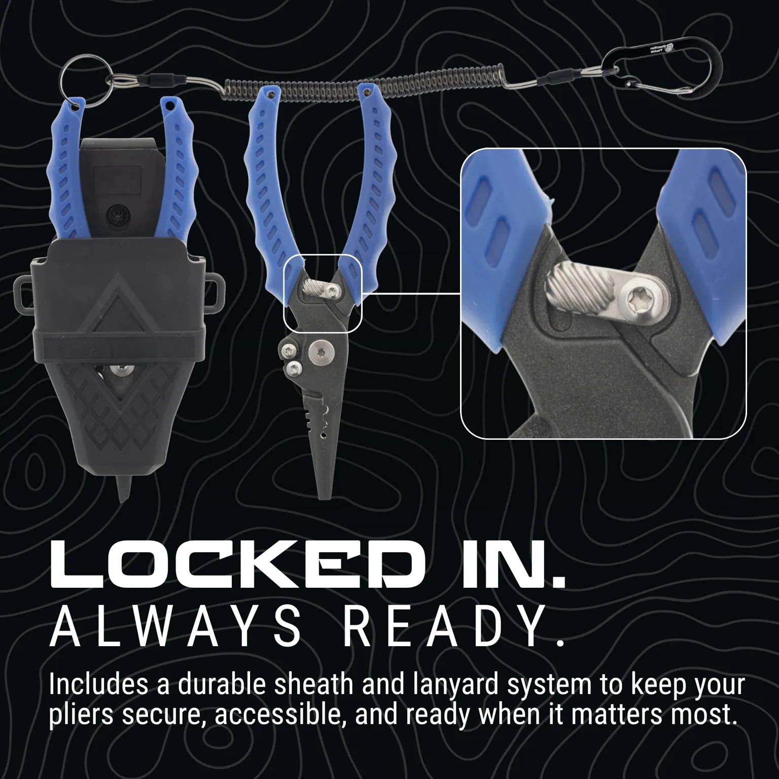 Reaction Tackle 6” & 7” Stainless Steel Fishing Pliers – Split End or Straight Nose with Braid Cutter - NEW