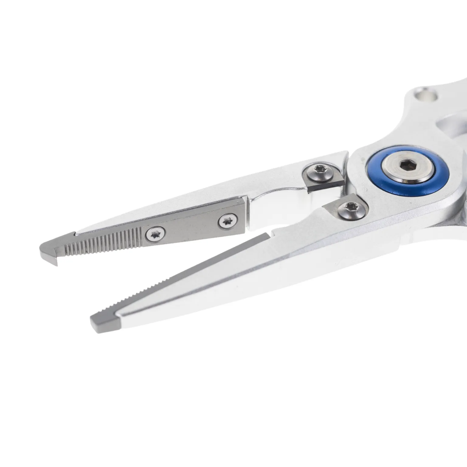 Reaction Tackle Aluminum Fishing Pliers – Split Ring or Straight Nose, Braid Cutter & Hook Remover - NEW